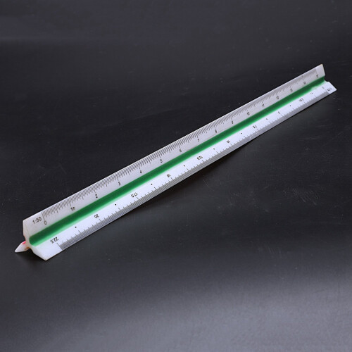 1:20 1:25 1:50 1:75 1:100 1:125 Plastic Triangular Scale Ruler 1