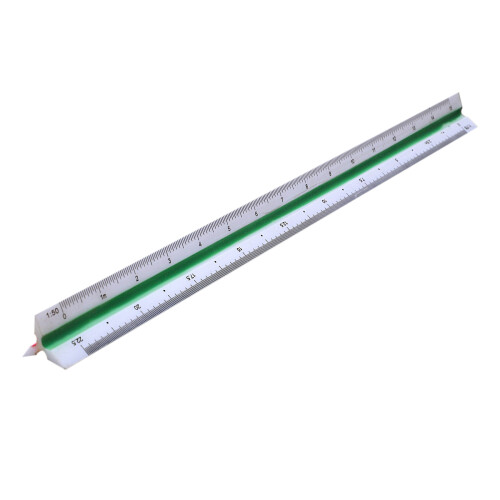 1:20 1:25 1:50 1:75 1:100 1:125 Plastic Triangular Scale Ruler 2