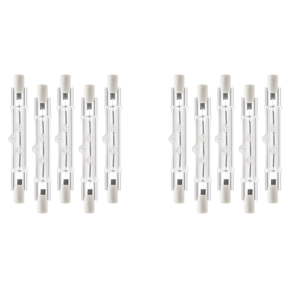 10 Pack R7s 118Mm 300W 230V,R7s Halogen Linear Bulb Light