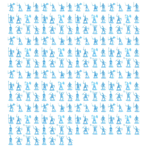 1:72 200/Set Plastic Ancient Figures Toy Blue 1
