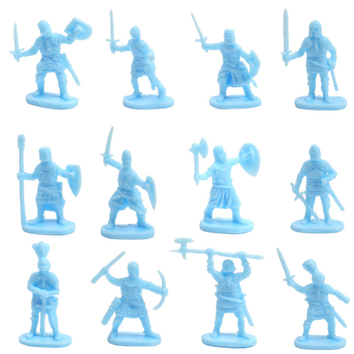 1:72 200/Set Plastic Ancient Figures Toy Blue 2
