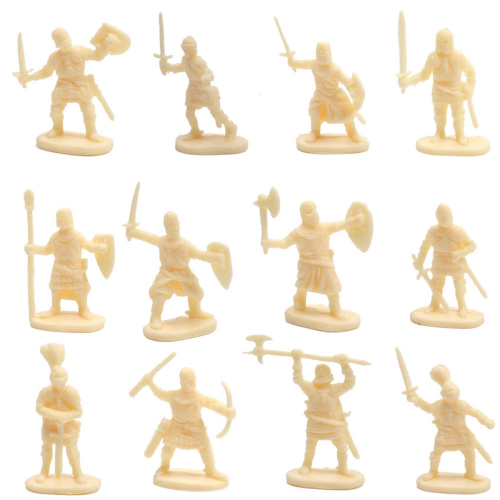 1:72 200/Set Plastic Ancient Figures Toy Yellow 2