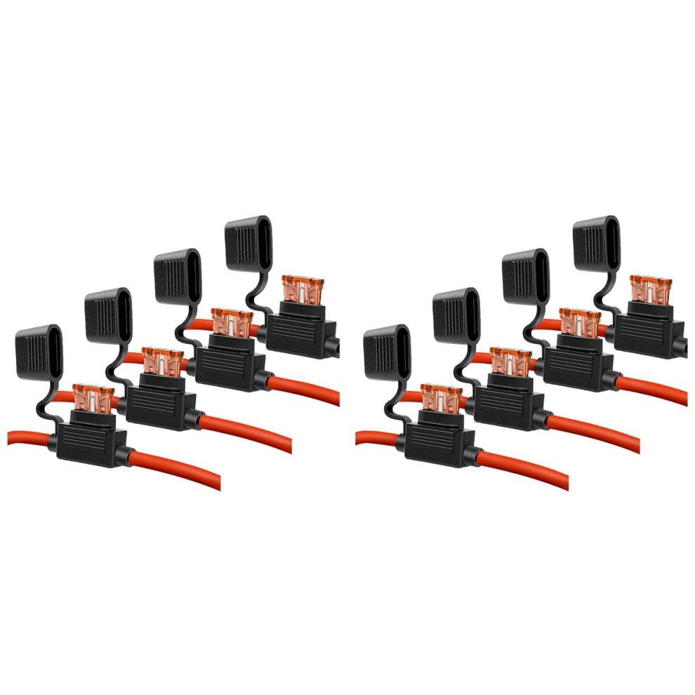 10 AWG Inline Fuse Holder with 40 AMP ATC Blade Fuses (4pack)-image-OPC-PJ2ZS7T-NEW