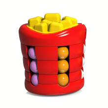 (French fries magic beans toys) Burger & Fries Magic Bean Cube - Interactive Educational Puzzle Toy for Teens, Fun Learning Game with Realistic Hamburger & Fries Design