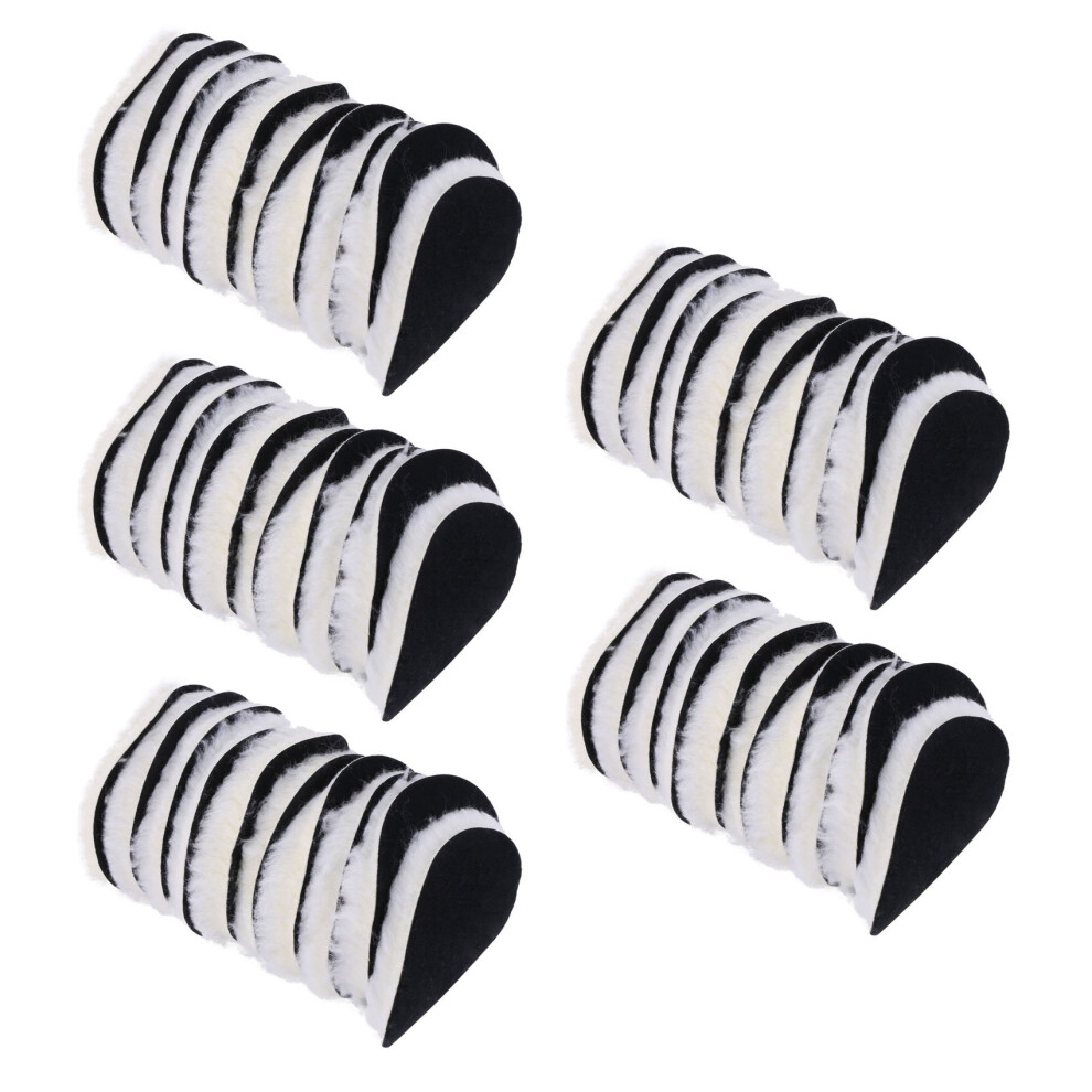 10 Pcs 125 Mm Car Polish Waxing Pads Paint Care Wool Polishing Pad 4711434711511