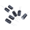 10 Pcs 22uF 400V 105C Electrolytic Capacitors Black 13mm x 21mm 2