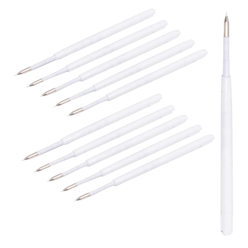 10 Pcs Fine Point Pin Pen Refills Spare Refill for Weeding Pens 1