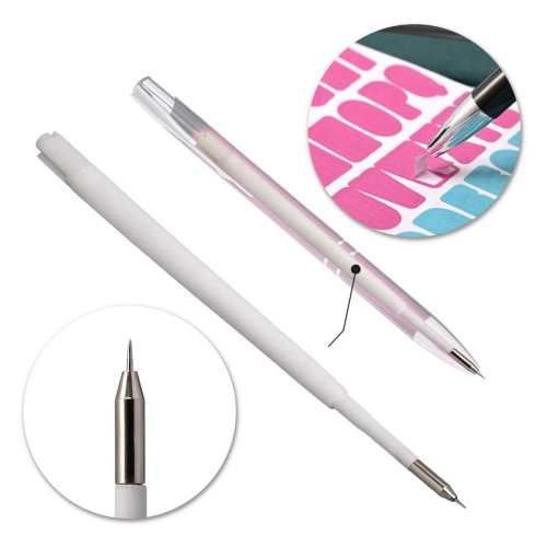 10 Pcs Fine Point Pin Pen Refills Spare Refill for Weeding Pens 2