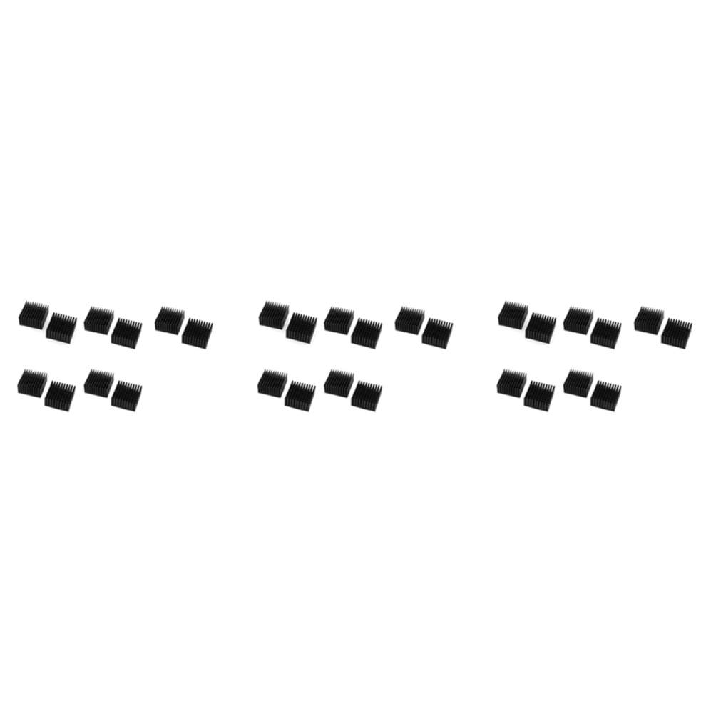 10 Pcs 40X40x20mm Aluminum Heatsink Radiator For Electronic Chip Led Black 4711434712549