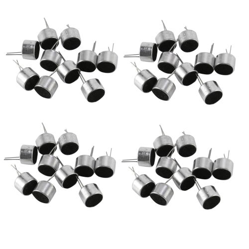 10 Pcs 2 Pin Mini MIC Capsule Electret Condenser Microphone