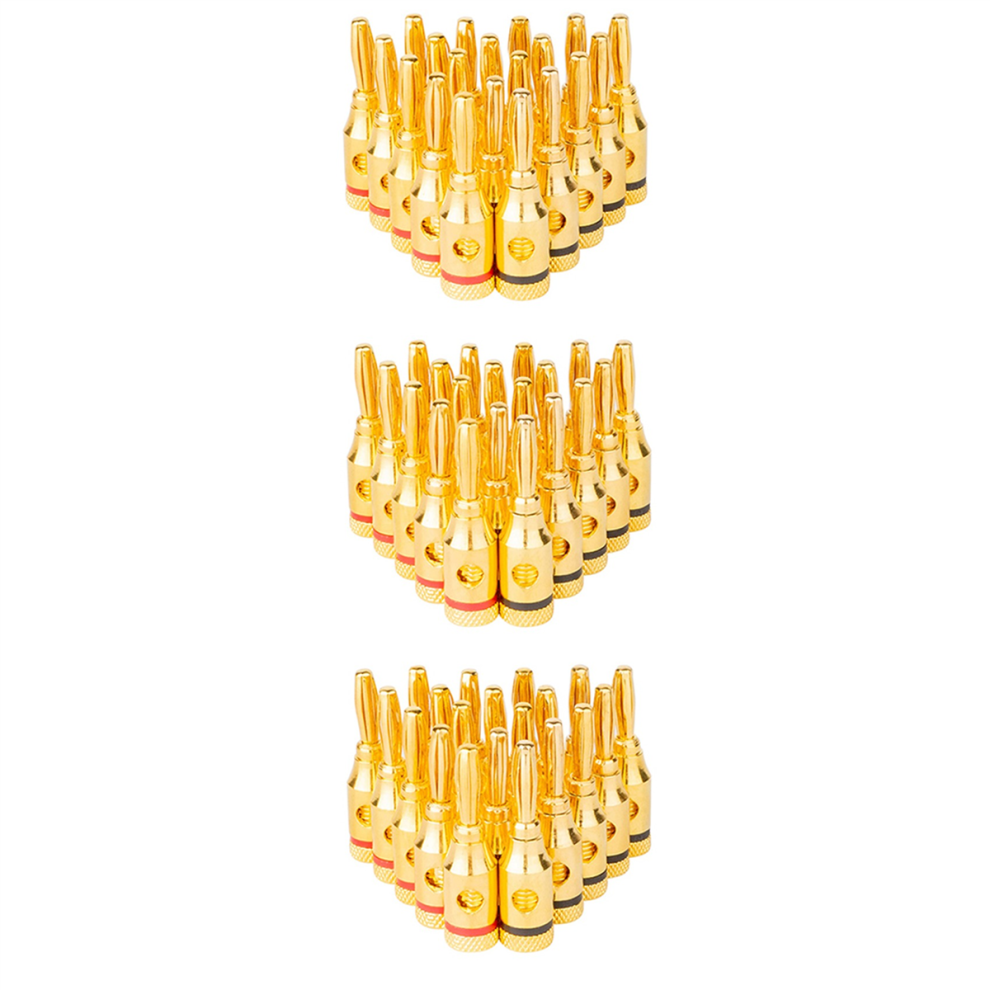 10 Pairs Banana Plugs For Speaker Wire, Theater, Wall Plates And More 4711434710859