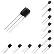10 Pcs Reception Distance 15M VS838 IR Receiver Modules Black