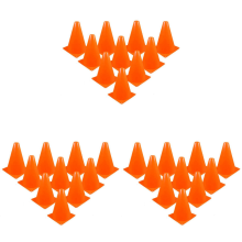10 Pcs Traffic Cones - 7 Inch of Multipurpose Construction