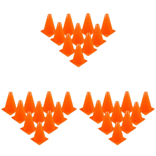10 Pcs Traffic Cones - 7 Inch of Multipurpose Construction