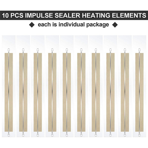 10 Pieces Impulse Sealer Heating Elements Repair Parts Kit for -400 1