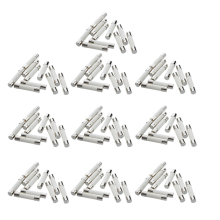 10 Pieces AC 250V 15A 6x30mm Fusibles De Tube Blanc+Argent
