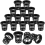 100 Pack 2.36 Inch Cups Slotted Mesh Wide Lip Filter Plant Net Pot 2
