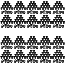 100 Pack 2.36 Inch Cups Slotted Mesh Wide Lip Filter Plant Net Pot