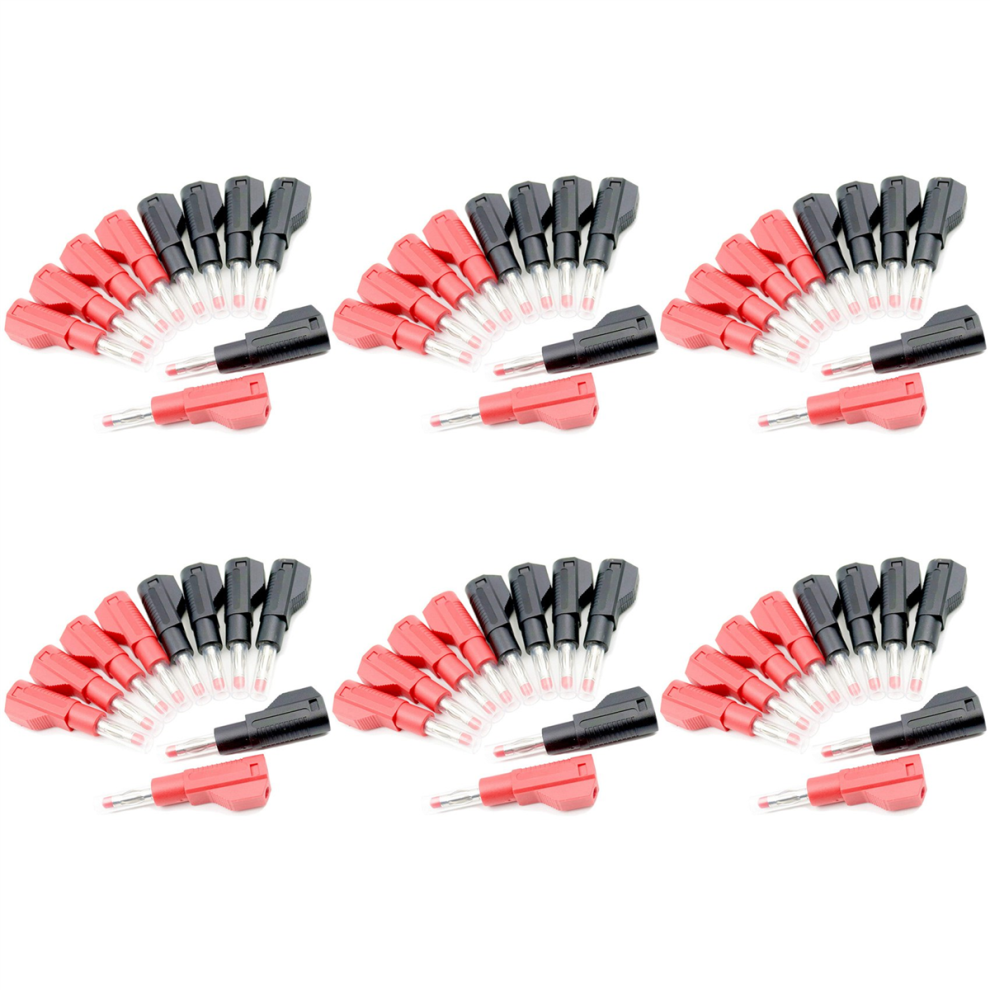 10 Sets Retractable Sheath 4Mm Banana Plug Connectors Plugs Adapter 4711434740412