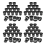 100 Pack 2.36 Inch Cups Slotted Mesh Wide Lip Filter Plant Net Pot 2