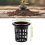 100 Pack Net Cups Slotted Mesh Wide Lip Filter Plant Net Pot Bucket 3