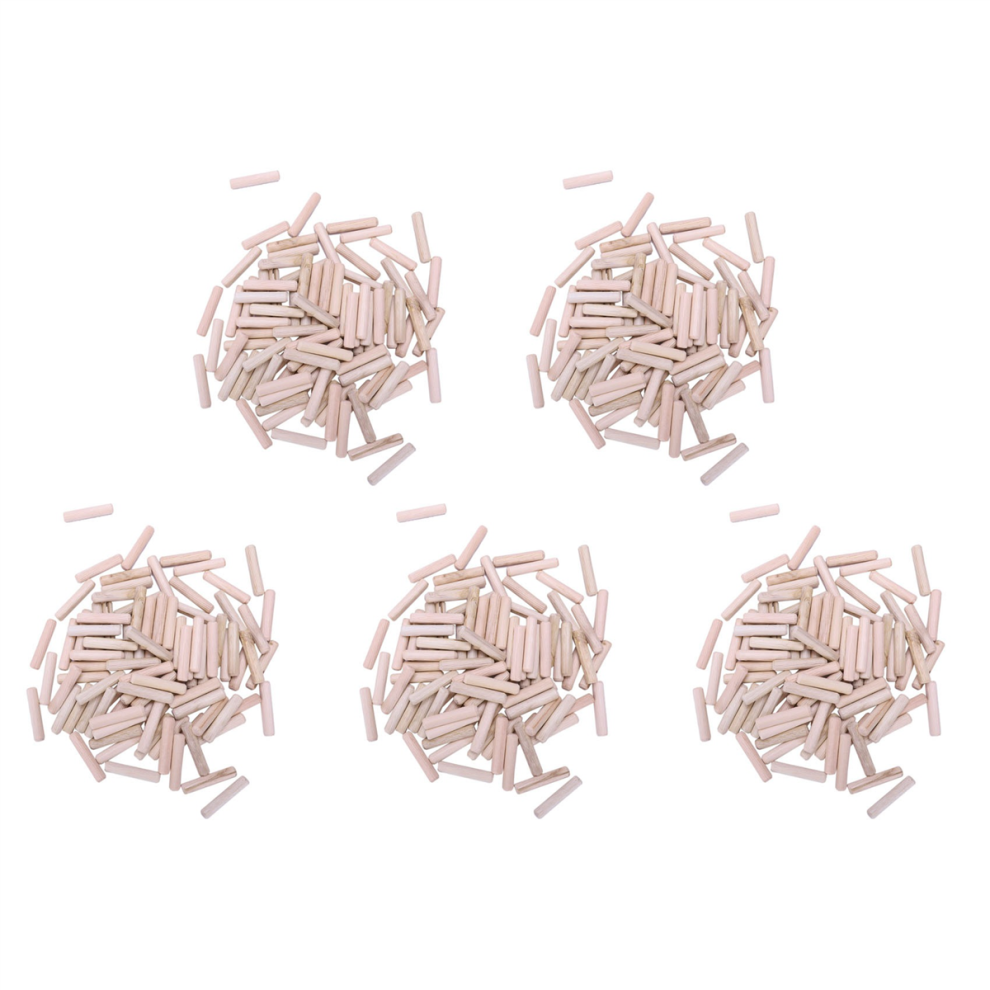 100 Pack Wooden Dowel Pins Wood Kiln Dried Fluted And Beveled 4711434741433