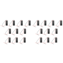 10/Pcs 2 AAA Battery Holder with Switch ON Off and Back Cover