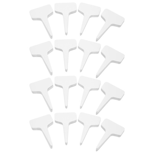 400 Pcs Garden Labels Gardening Plant Classification Sorting Sign Tag Ticket Plastic Writing Plate Board White