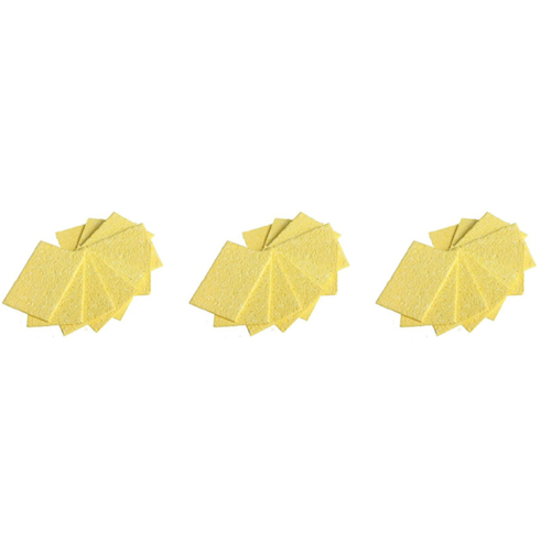 100 Pcs Soldering Iron Solder Tip Welding Cleaning Iron Sponge Pad