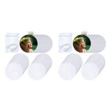 100 Pieces Sublimation Air Car Pressed Felt for DIY Heat -Round