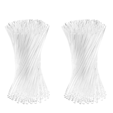 100 Pieces 6 Inch Acrylic Lollipop Sticks Clear Reusable Acrylic Rods