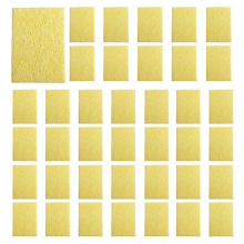 100 Pcs Soldering Iron Solder Tip Welding Cleaning Iron Sponge Pad