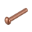 100 Pcs 5/64inch x 25/64inch Round Head Copper Solid Rivets Fasteners 5