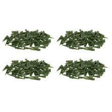 100 Pcs Green Plastic Tapered Glue Liquid Dispenser Needles 14G