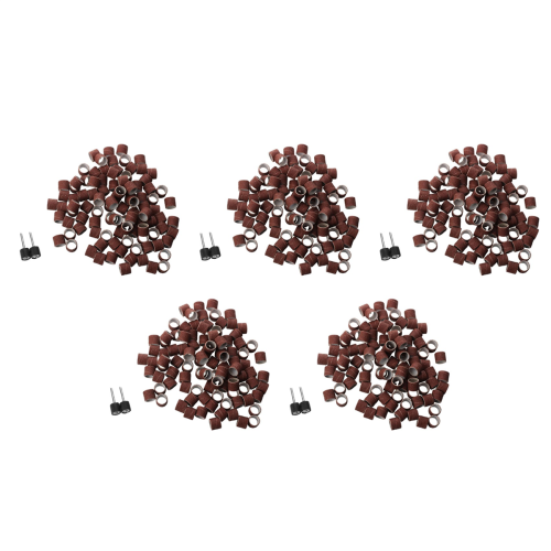 100pc 1/2 inch Sanding Bands Kit with 2 Sanding Drum Mandrel 1