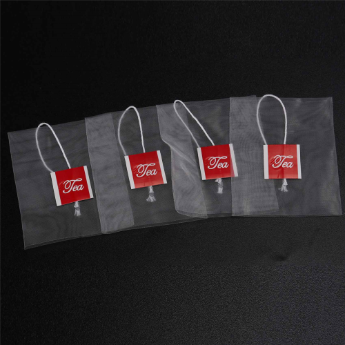 1000 Pcs5.5 X 7Cm Pyramid Tea Bag Filter Nylon Transparent Tea Bag 2