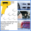 1000Pcs Staples for Hot Stapler Plastic 0.8 0.6mm S Wave Staples 4