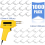 1000Pcs Staples for Hot Stapler Plastic 0.8 0.6mm S Wave Staples 5