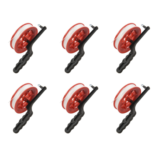 100M Twisted String Line Red Wheel Kite Reel Winder