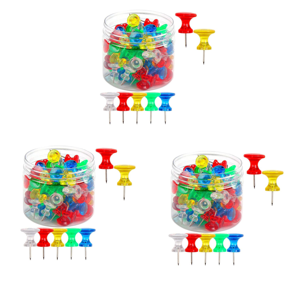100-Pack Large Thumbtacks For Cork Board Bulletin Board 4711434722739