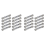 1000V 500MA 10Pcs Practical White Ceramic Fuse for Multimeter 1