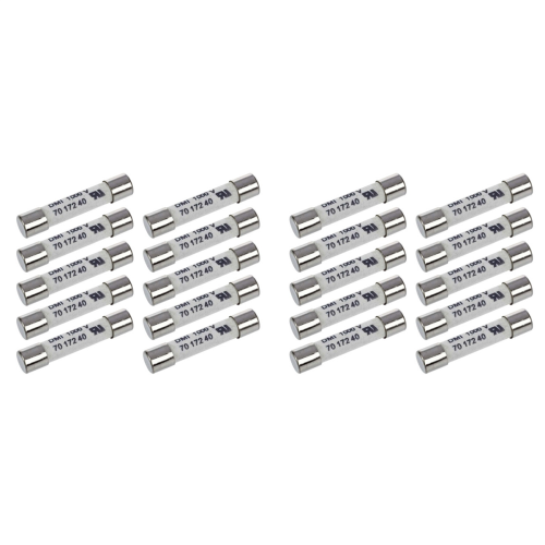 1000V 500MA 10Pcs Practical White Ceramic Fuse for Multimeter