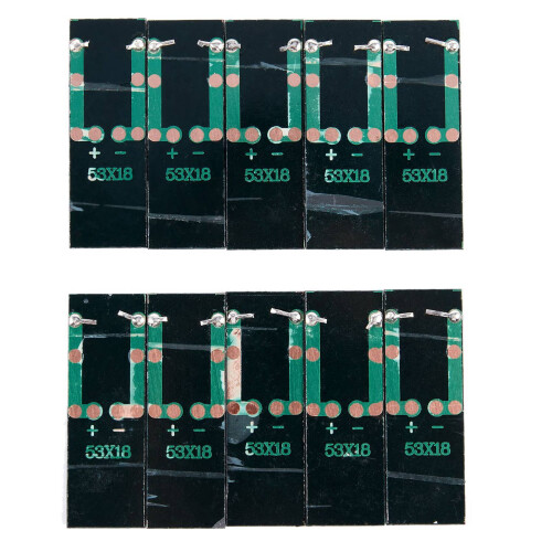 100Pcs Mini Solar Panel 0.5V 100mA Solar Cells Photovoltaic panels 2