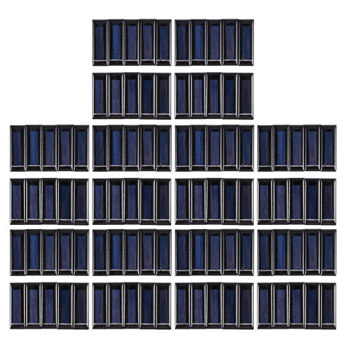 100Pcs Mini Solar Panel 0.5V 100mA Solar Cells Photovoltaic panels