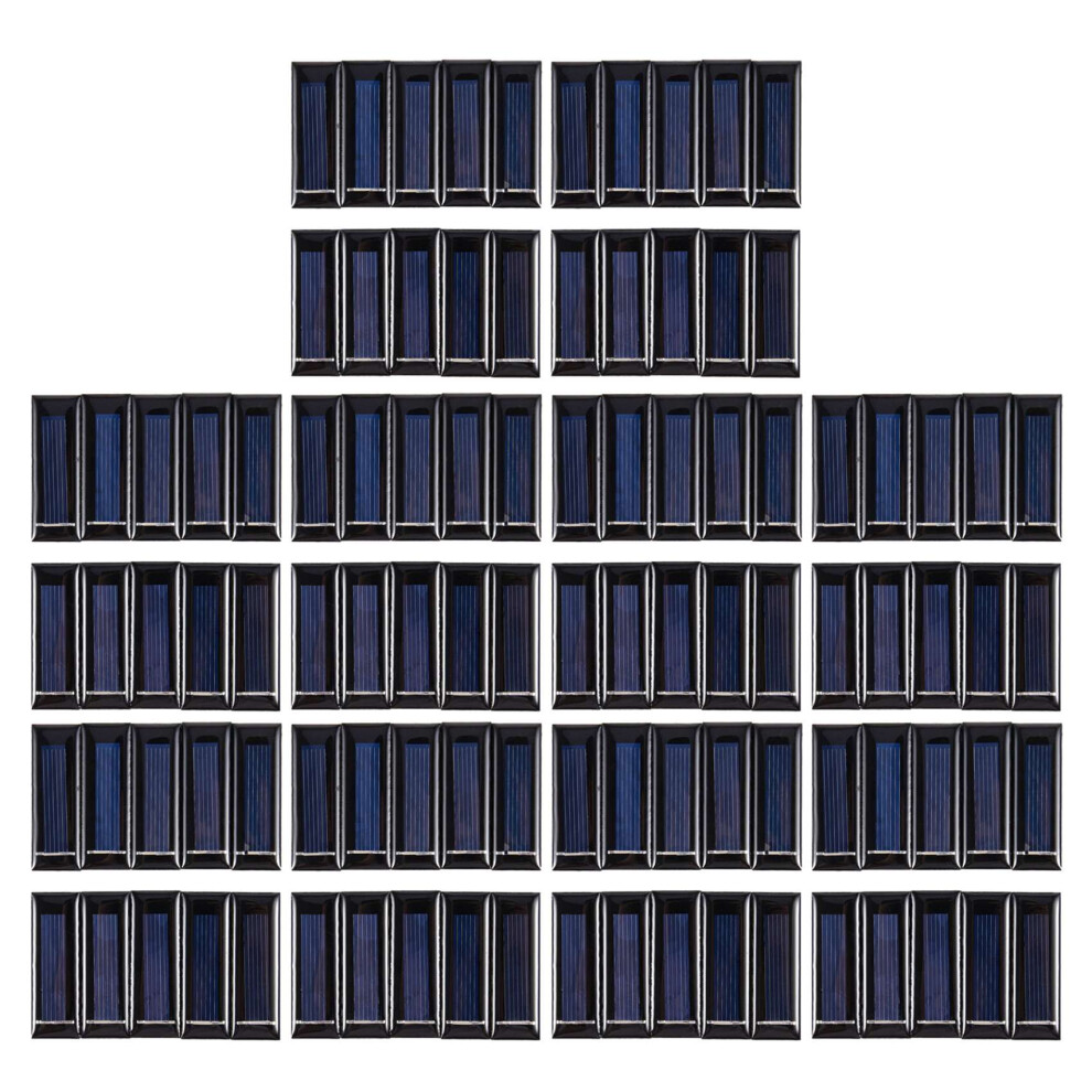 100Pcs Mini Solar Panel 0.5V 100Ma Solar Cells Photovoltaic Panels 4713408179907