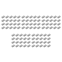 100Pcs Console Mixer Slider Fader Knobs for Potentiometer Gray Knob