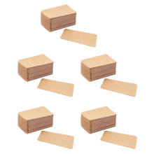 100pcs Blank Kraft paper Business Cards Word Card Message Card