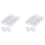 100Pcs Clear Plastic Label Holders for Wire Shelf Retail Price Label 1