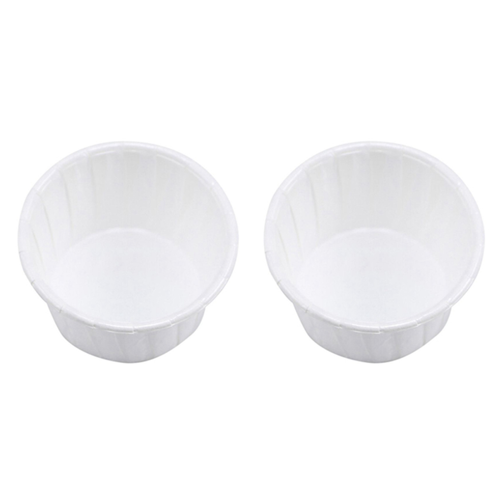 100Pcs Paper Cup Nose Hair Face Hair Removal Wax Bean Paper Tray