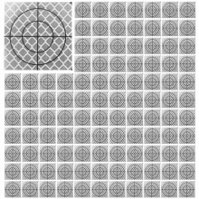 100Pcs Prism Measurement Reflector Sheet Total Station Tunnel Survey